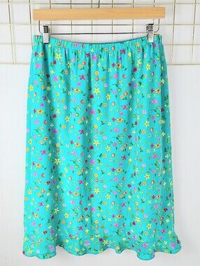 NWT Spenser Jeremy Floral Print Ruffle Hem Vintage Vintage Skirt